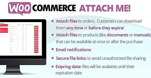 WooCommerce Attach Me! WordPress Plugin