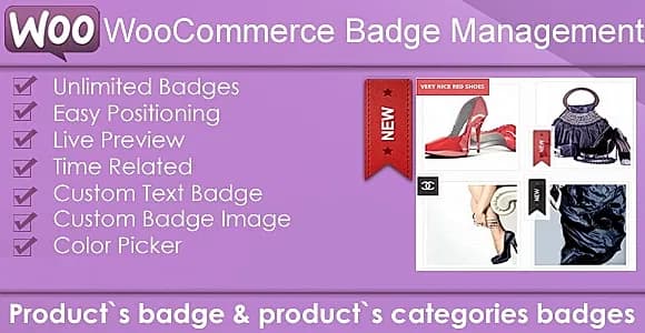 WooCommerce Badges Management - by Gema75 WordPress Plugin