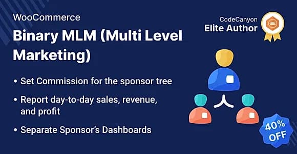 WooCommerce Binary Multi Level Marketing WordPress Plugin