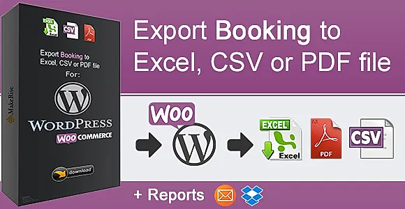 WooCommerce Booking Export - MR WordPress Plugin