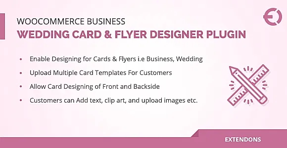 WooCommerce Business, Wedding Card & Flyer Designer Plugin WordPress Plugin