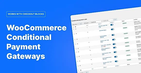 WooCommerce Conditional Payment Gateways — Hide Payment Methods by Rules