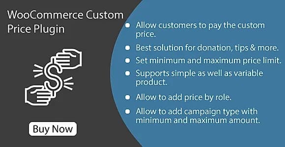 WooCommerce Custom Price WordPress Plugin