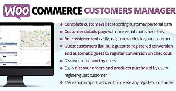 WooCommerce Customers Manager WordPress Plugin