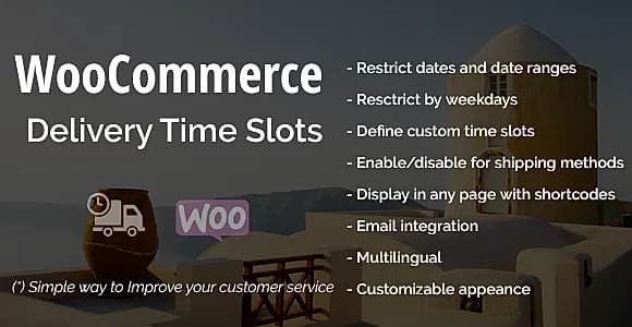 WooCommerce Delivery Time Slots WordPress Plugin