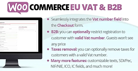 WooCommerce EU Vat & B2B WordPress Plugin