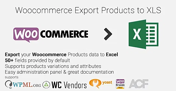 Woocommerce Export Products to XLS WordPress Plugin
