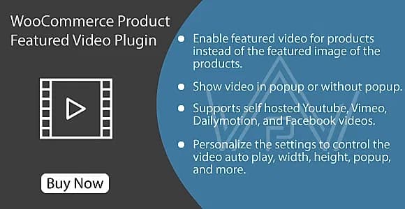 WooCommerce Featured Video WordPress Plugin