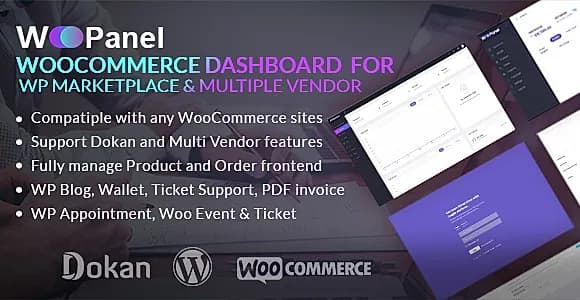 WooCommerce Frontend Dashboard Manager WordPress Plugin