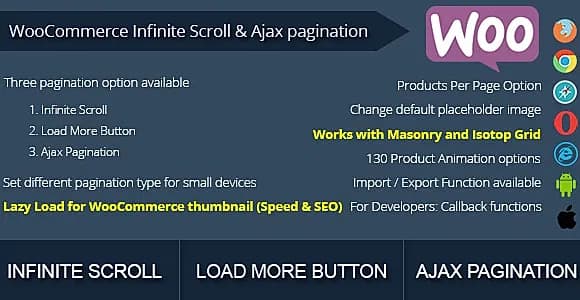 WooCommerce Infinite Scroll and Ajax Pagination WordPress Plugin