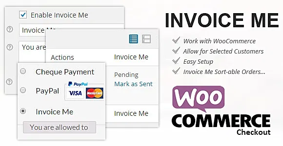 WooCommerce Invoice Me Gateway WordPress Plugin