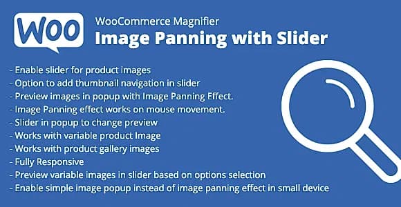 WooCommerce Magnifier - Image Panning with Slider WordPress Plugin