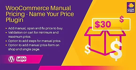 WooCommerce Manual Pricing - Name Your Price Plugin