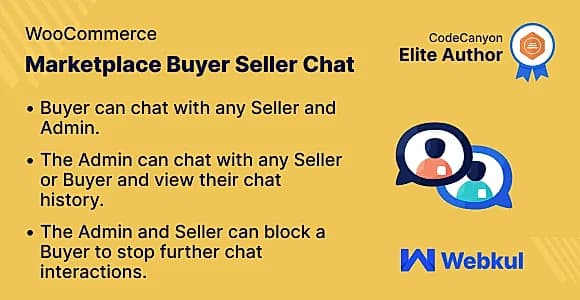 WooCommerce Marketplace Buyer Seller Chat WordPress Plugin