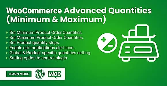 WooCommerce Min Max Quantities – Set Minimum, Maximum & Step Rules