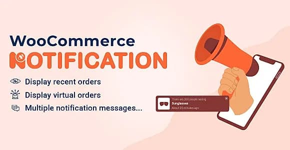 WooCommerce Notification Premium WordPress Plugin