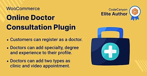 WooCommerce Online Doctor Consultation WordPress Plugin
