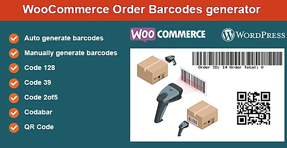 WooCommerce Order Barcodes generator