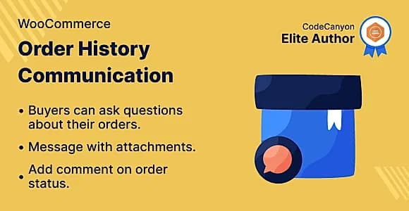WooCommerce Order History Communication WordPress Plugin