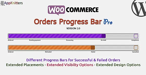 WooCommerce Orders Progress bar - Pro WordPress Plugin