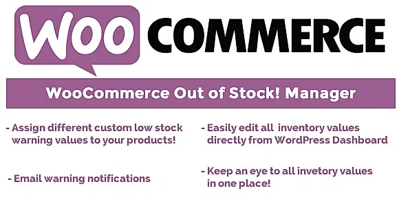 WooCommerce Out of Stock! Manager WordPress Plugin