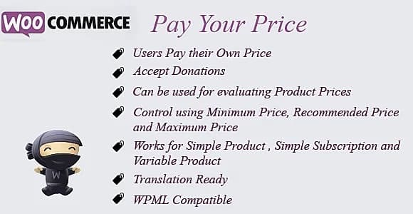 WooCommerce Pay Your Price