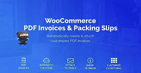 WooCommerce PDF Invoices WordPress Plugin