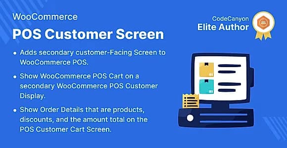WooCommerce POS Customer Cart Screen WordPress Plugin