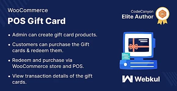 WooCommerce POS Gift Card WordPress Plugin