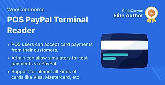 Woocommerce POS Paypal Reader Payment WordPress Plugin