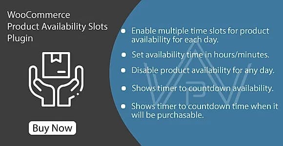 WooCommerce Product Availability Slots WordPress Plugin