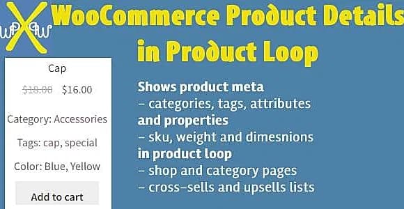 WooCommerce Product Details in Product Loop