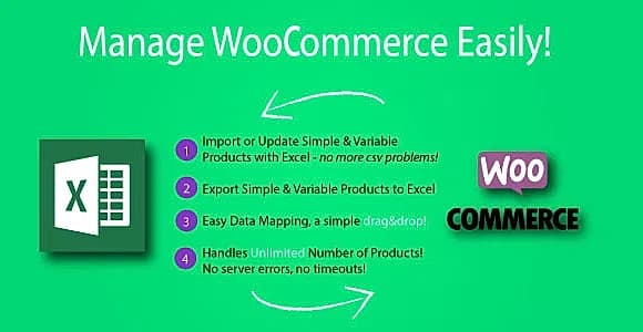 Woocommerce Product Excel Import-Export PRO WordPress Plugin