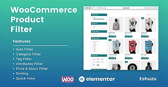 WooCommerce Product Filter Widget for Elementor