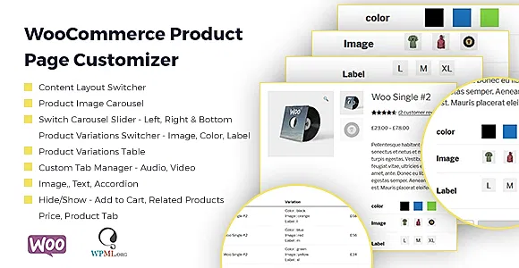 Woocommerce Product Page Customizer WordPress Plugin