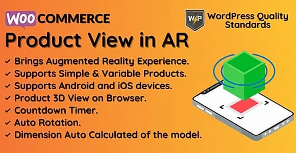 WooCommerce Product View in AR WordPress Plugin