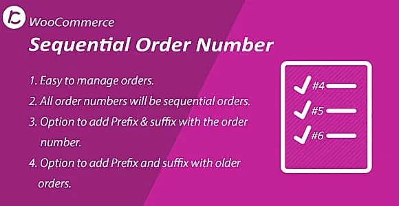 WooCommerce Sequential Order