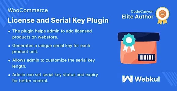 Woocommerce Serials Keys Pins And Codes Sale Extension WordPress Plugin