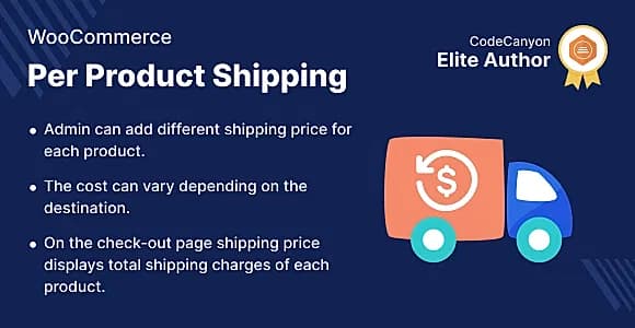 WooCommerce Shipping Per Product WordPress Plugin