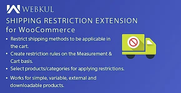 WooCommerce Shipping Restriction WordPress Plugin