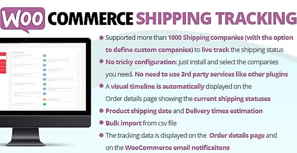 WooCommerce Shipping Tracking WordPress Plugin