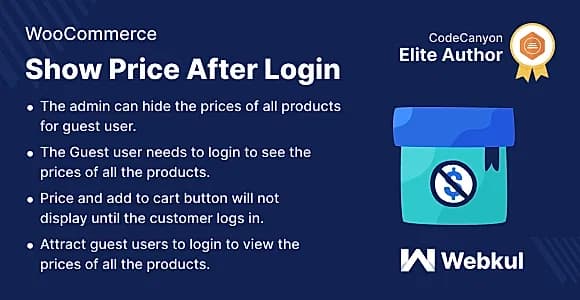 WooCommerce Show Price After Login WordPress Plugin