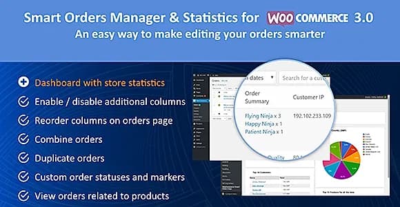 WooCommerce Smart Orders Page WordPress Plugin
