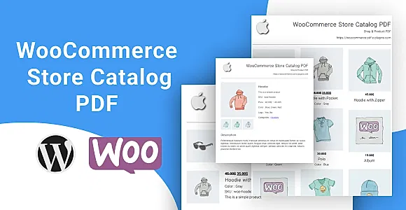 WooCommerce Store Catalog PDF