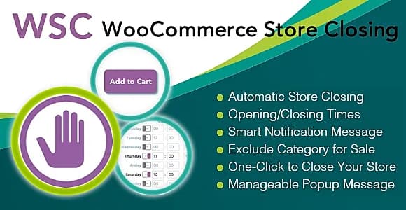 Woocommerce Store Closing