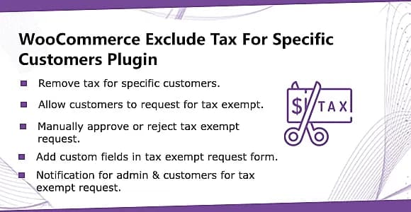 WooCommerce Tax Exempt WordPress Plugin