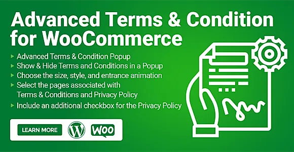 WooCommerce Terms & Conditions Popup – Accept Terms Before Checkout