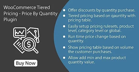 WooCommerce Tiered Pricing WordPress Plugin