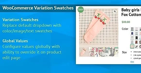 WooCommerce Variation Swatches Images WordPress Plugin