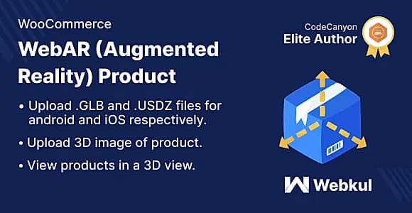 WooCommerce Web Augmented Reality WordPress Plugin